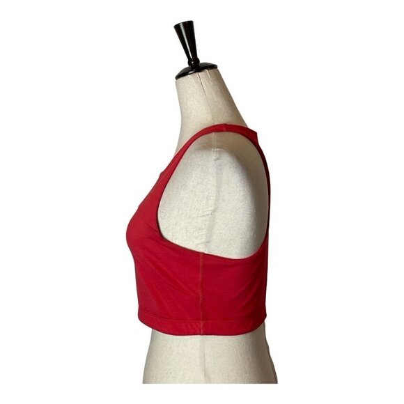 Outdoor Voices Red Racerback TechSweat Crop Tank Top Size M - Picture 5 of 8